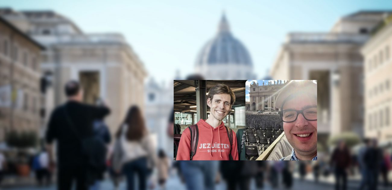 "Begrafenis belangrijker dan match Club Brugge-Union": Philippe en Bastiaan in  Rome voor paus Franciscus