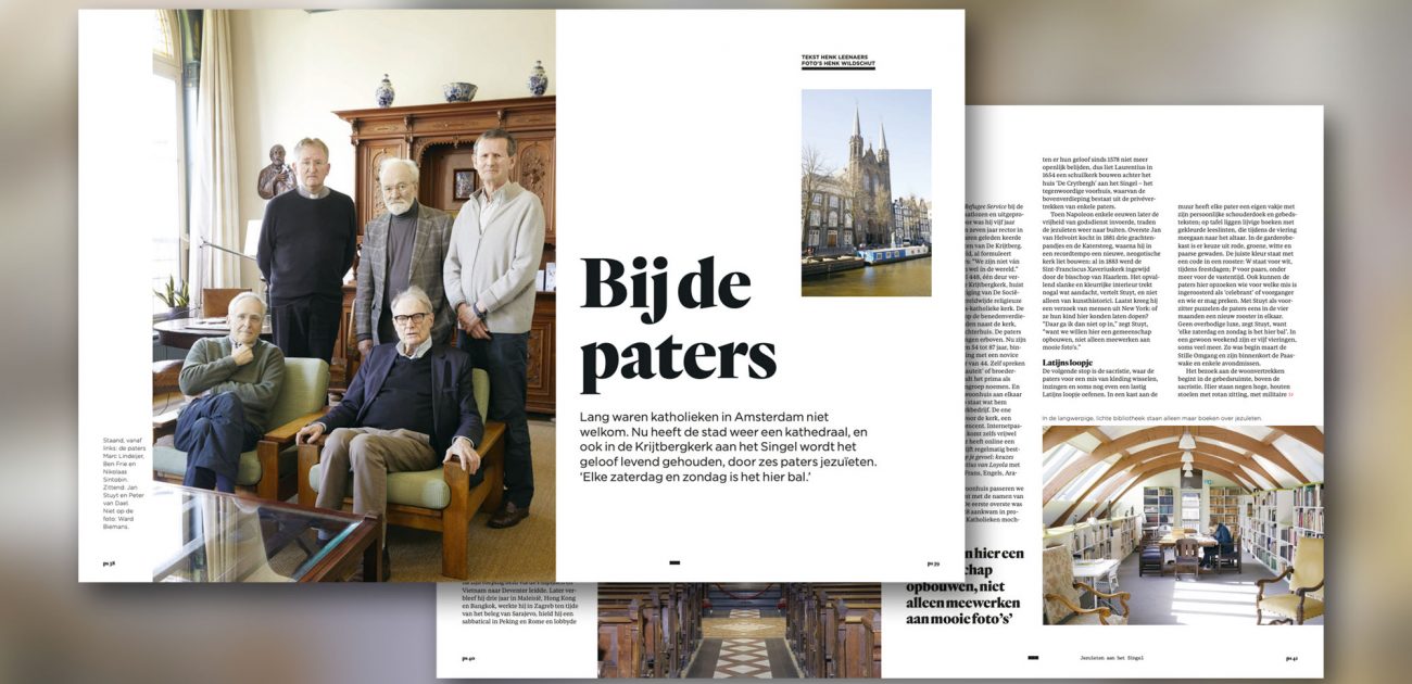 Het Parool belicht Amsterdamse jezuïeten aan het Singel