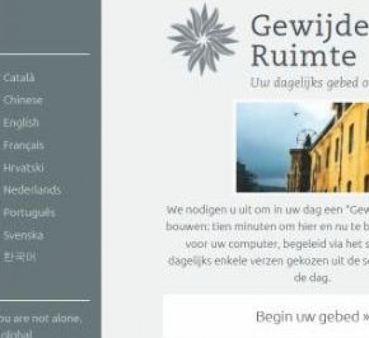 Nieuwe layout voor "Gewijde Ruimte"